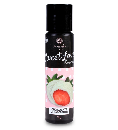 Gel aromatizat - căpșuni și ciocolată albă