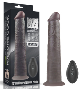 Dildo întunecat cu telecomandă wireless