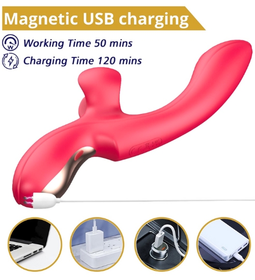Vibrator modern pentru punctul G și clitoris