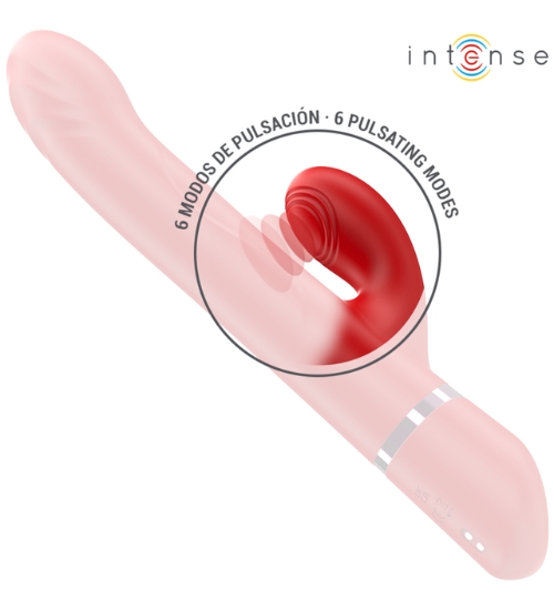 Vibrator dublu pentru stimularea punctului G și a clitorisului