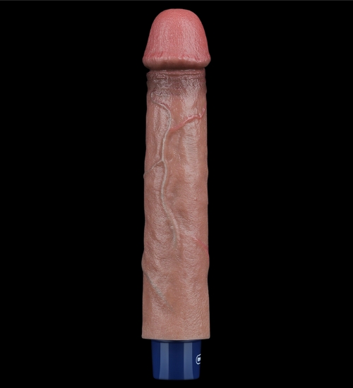 Vibrator realist din silicon de 20 cm