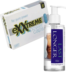 Last Longer Gel + capsule Exxtreme