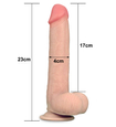 Dildo ultra-realist cu piele în mișcare