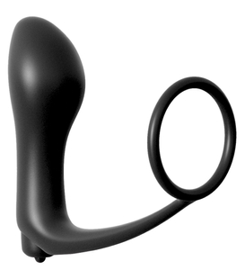 Dop anal vibrator cu margine de erecție