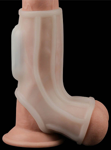 Tampon vibrator pentru penis și testicule 