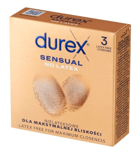 Durex Sensual fără latex 3 buc.