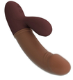 Vibrator maro pentru punctul G și clitoris 