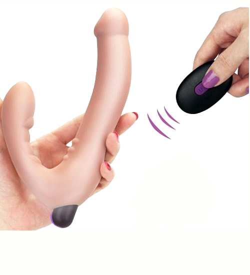 Strap-on cu vibrații fără ham