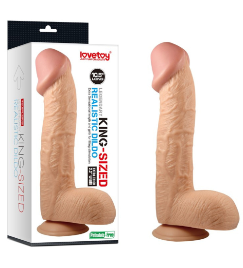 Dildo mare în cyberskin