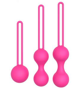 Set de 3 bile pentru exersarea mușchilor Kegel