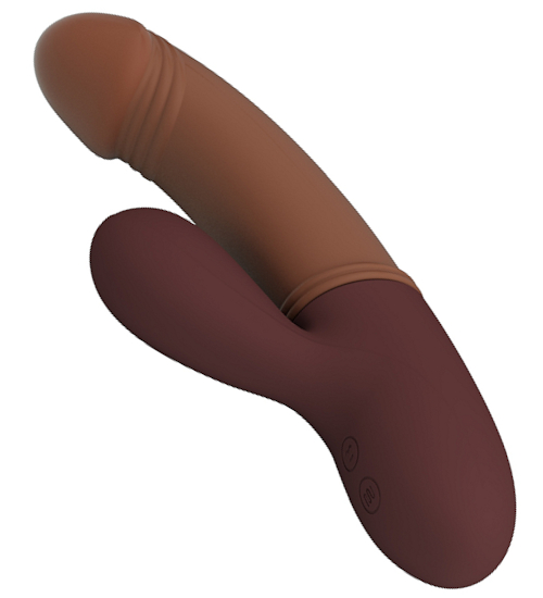Vibrator maro pentru punctul G și clitoris
