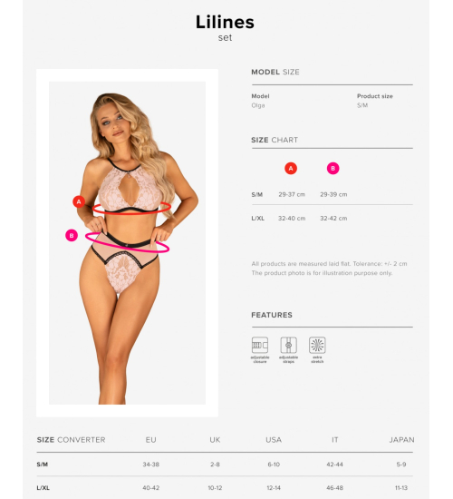 Set de lenjerie intimă Lilines Obsessive