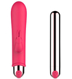 Mini vibrator cu proeminență clitoridiană 