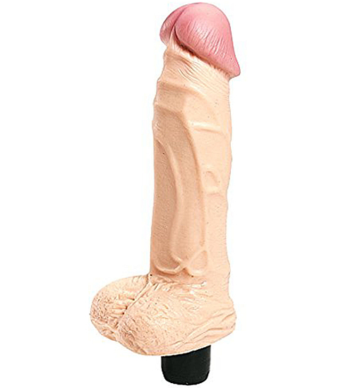 Vibrator realist cu testicule