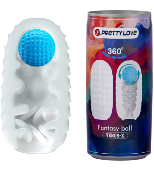 Masturbator la conservă cu minge magică 