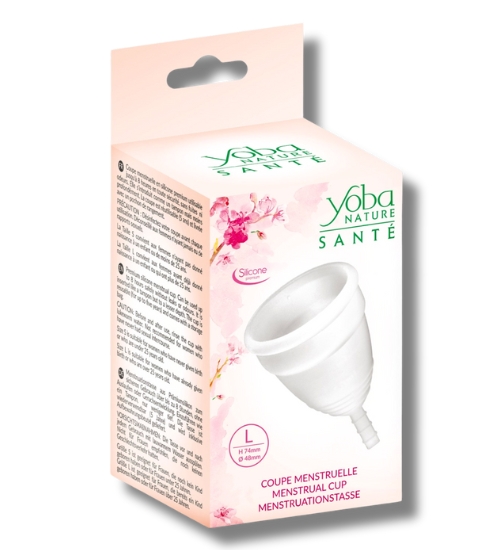 Cupa menstruală L cu pungă