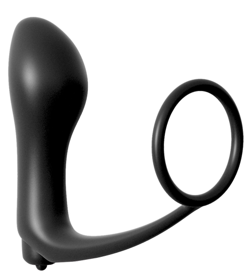 Dop anal vibrator cu margine de erecție