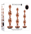 Set de dopuri anale metalice