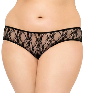 Chiloți Plus size cu fese expuse