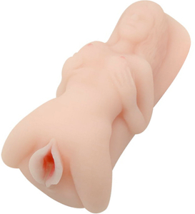 Masturbator cu vibrații cu femeie în miniatură