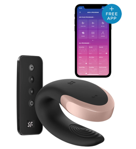 Vibrator pentru cupluri - telecomandă și aplicație