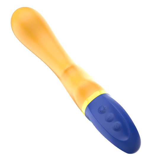 Vibrator G-spot galben