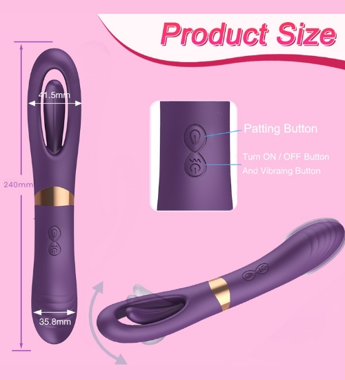 Vibrator cu două capete