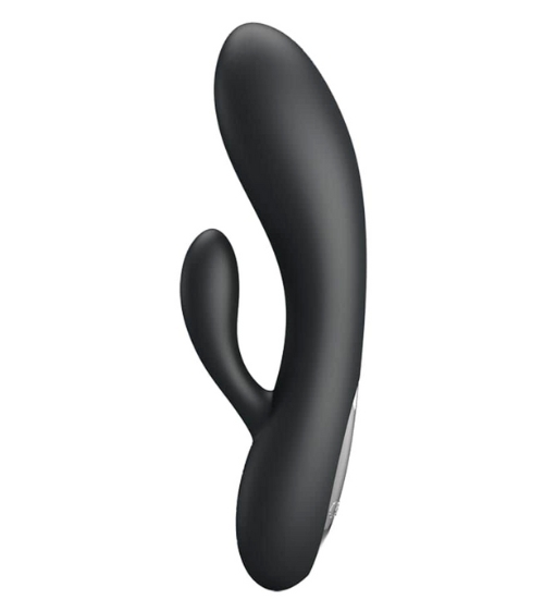 Vibrator negru bunny la îndemână