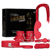 Set BDSM roșu din 8 piese