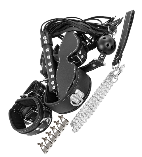 Deliciu în lacăte - Set BDSM de lux