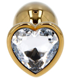 Plută de aur cu inimă de diamant