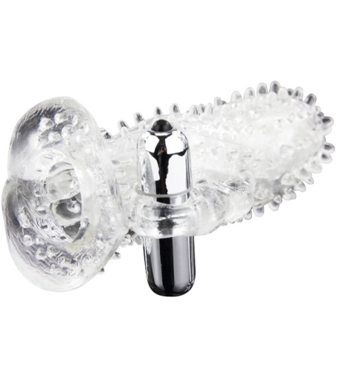Tampon vibrator cu stimulator