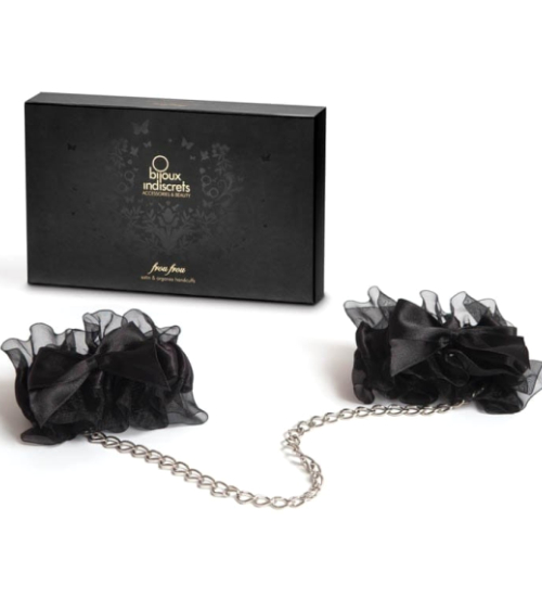 Cătușe frumoase din satin - Bijoux Indiscrets