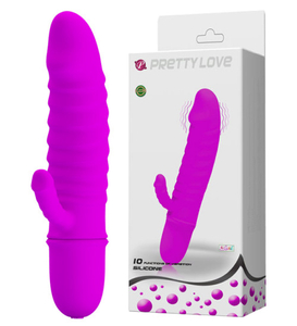 Mini vibrator cu stimulator - 10 vibrații