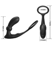 Masor de prostată cu atașament pentru penis 