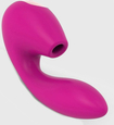 Vibrator roz cu stimulare prin aspirație a clitorisului