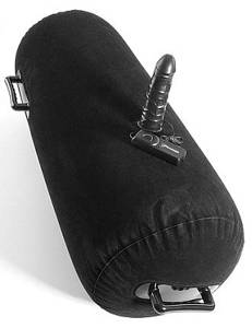 Scaun erotic negru cu vibrator
