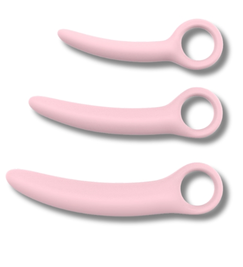 Set de dilatatoare vaginale din silicon
