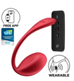 Ou roșu vibrator Satisfyer Pilot + App