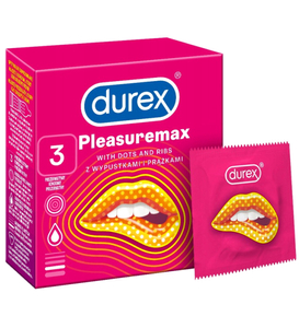 Prezervative Durex Pleasuremax Ribbed
