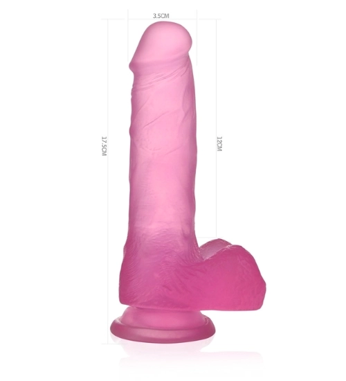 Dildo roz drăguț – medium