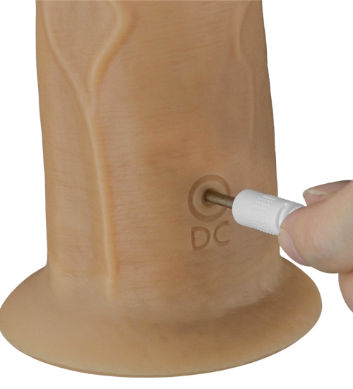 Dildo rotativ de 20 cm cu telecomandă wireless
