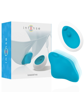 Vibrator de chiloți turcoaz cu telecomandă