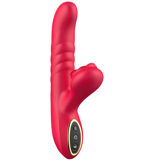 Vibrator roz pentru stimularea punctului G și a clitorisului