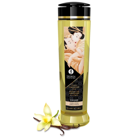 Ulei de masaj erotic cu aromă de vanilie