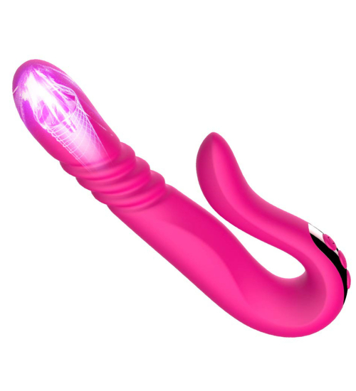 Vibrator multifuncțional din silicon