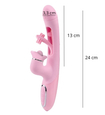 Vibrator roz cu fluturi