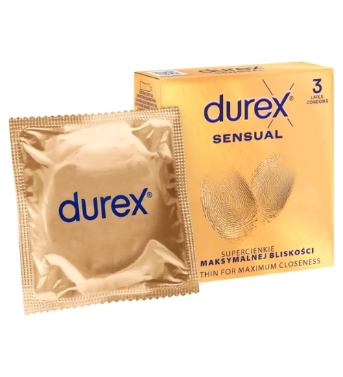 Super subțire Durex Sensual 3pcs.