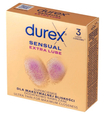 Super subțire Durex Sensual Extra Lube 3 buc.