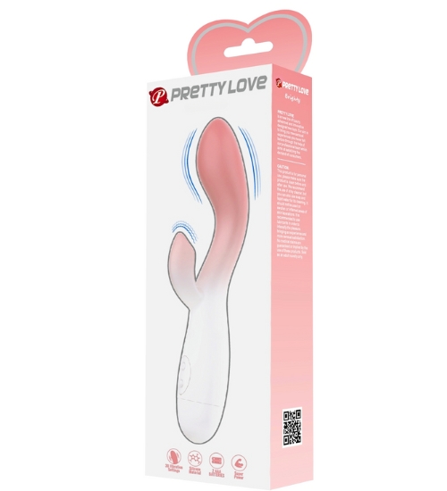 Vibrator pentru punctul G și clitoris cu efect ombre